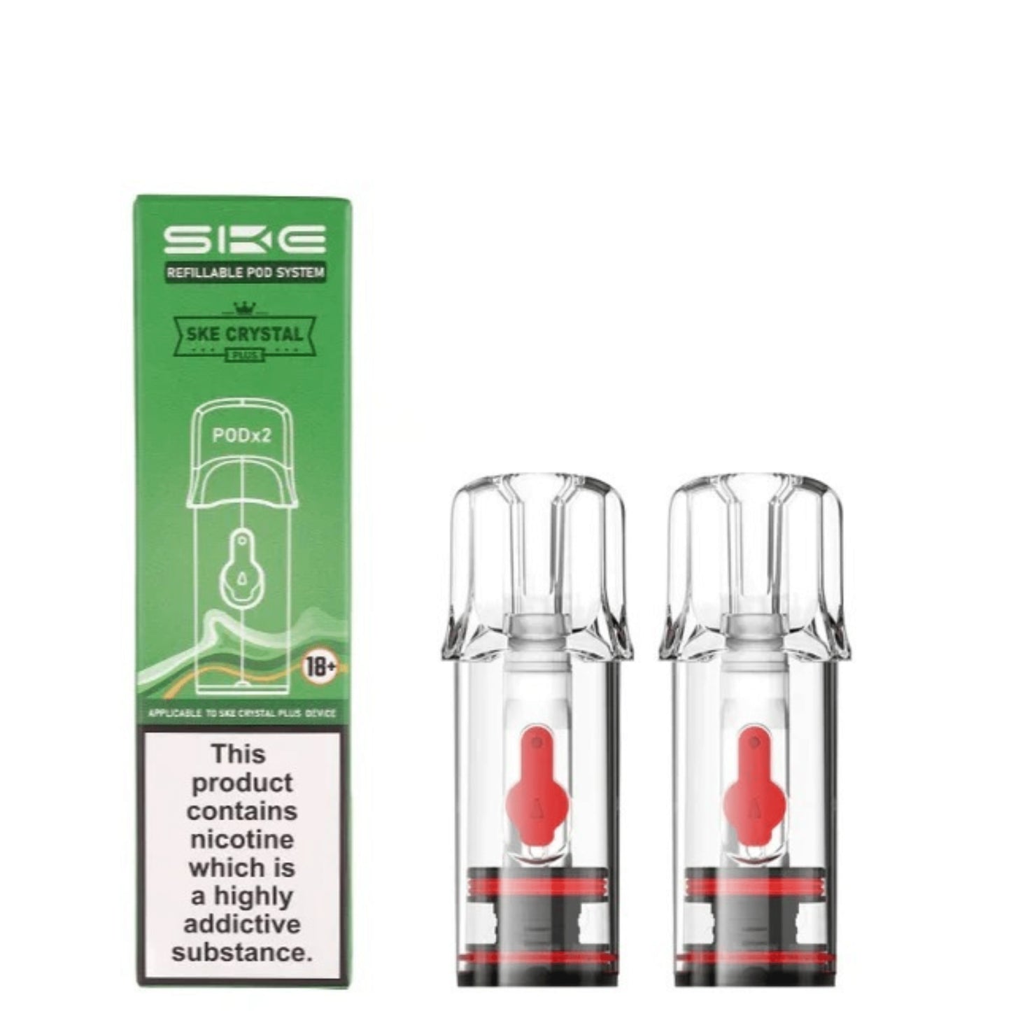 REFILLABLE EMPTY PODS SKE CRYSTAL PRO POD PACK