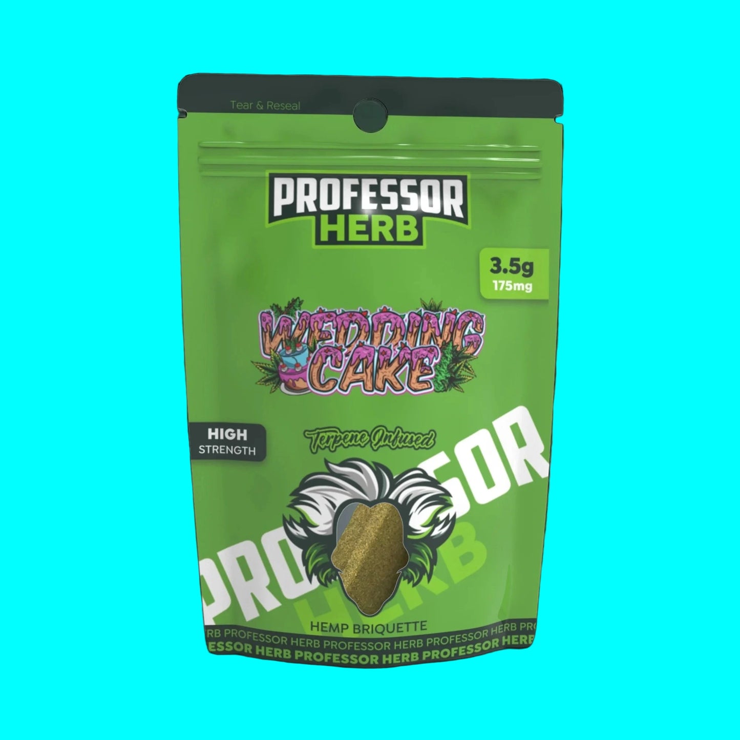WEDDING CAKE PROFESSOR HERB HEMP BRIQUETTE