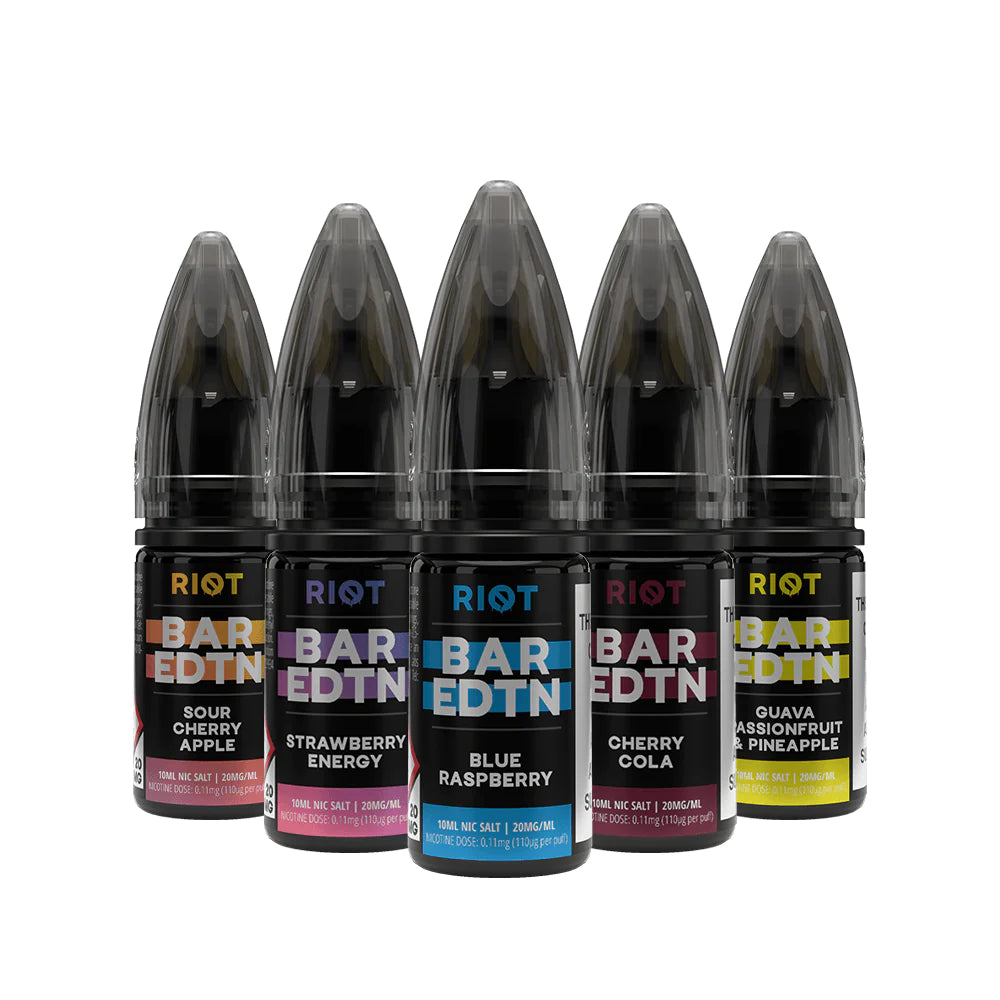 RIOT SQUAD BAR EDITION 10ML NIC SALT VAPE LIQUID 4 FOR 10 OR 10 FOR ModnVape Ltd RIOT SQUAD BAR EDITION 10ML NIC SALT VAPE LIQUID 4 FOR 10 OR 10 FOR ModnVape Ltd