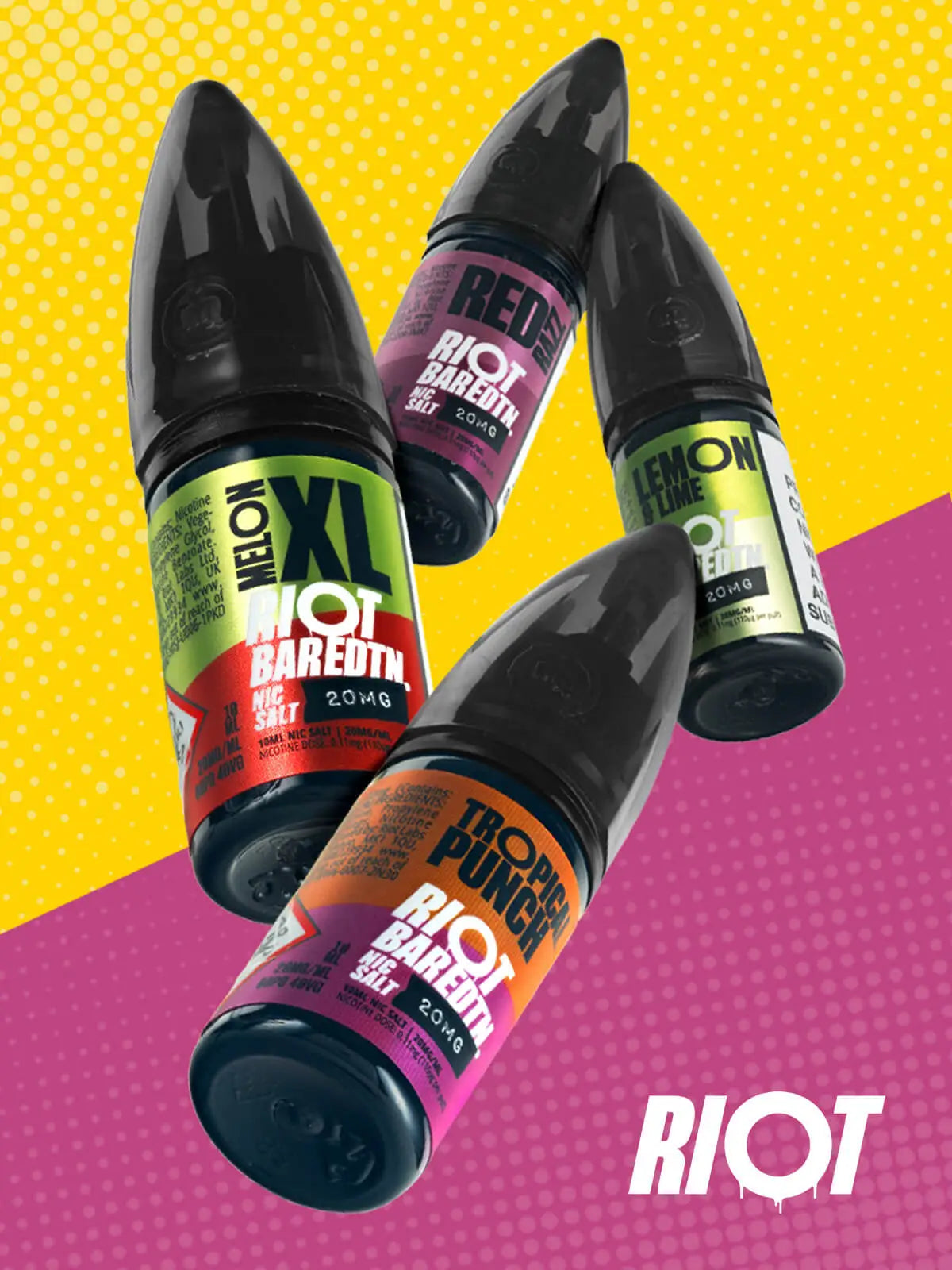 RIOT CLASSIC FLAVOURS 10ML NIC SALT