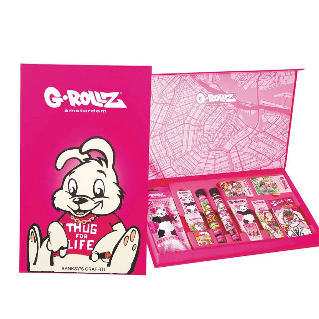 G ROLLZ PINK AMSTERDAM EDITION GIFT SET BUNNY THUG LIFE
