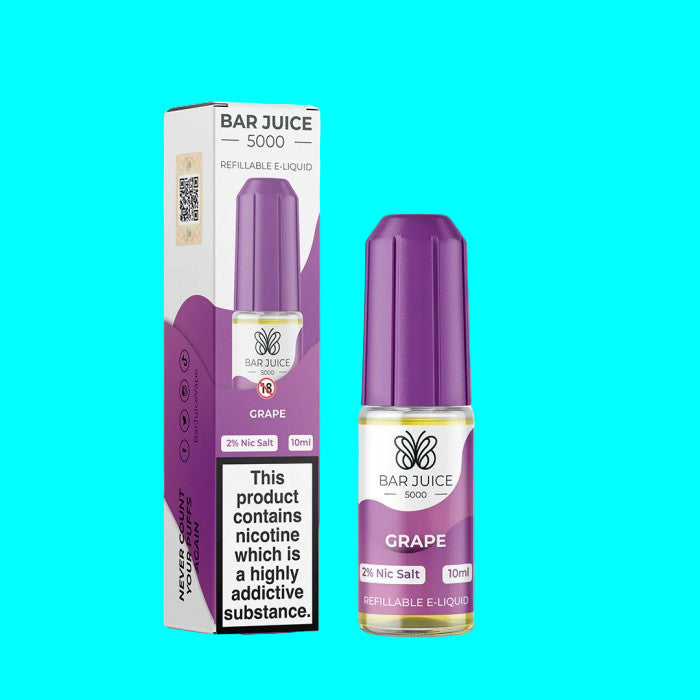 BAR JUICE 5000 GRAPE BOTTLE WITH BOX