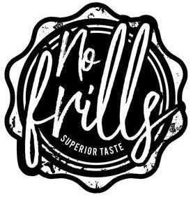 Logo of No Frills with the tagline 'Superior Taste'