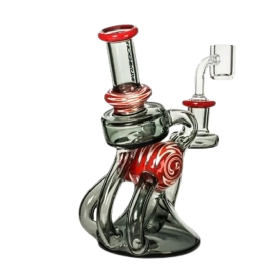 PHOENIX STAR 6.8" RECYCLER DAB RIG WITH QUARTZ BANGER