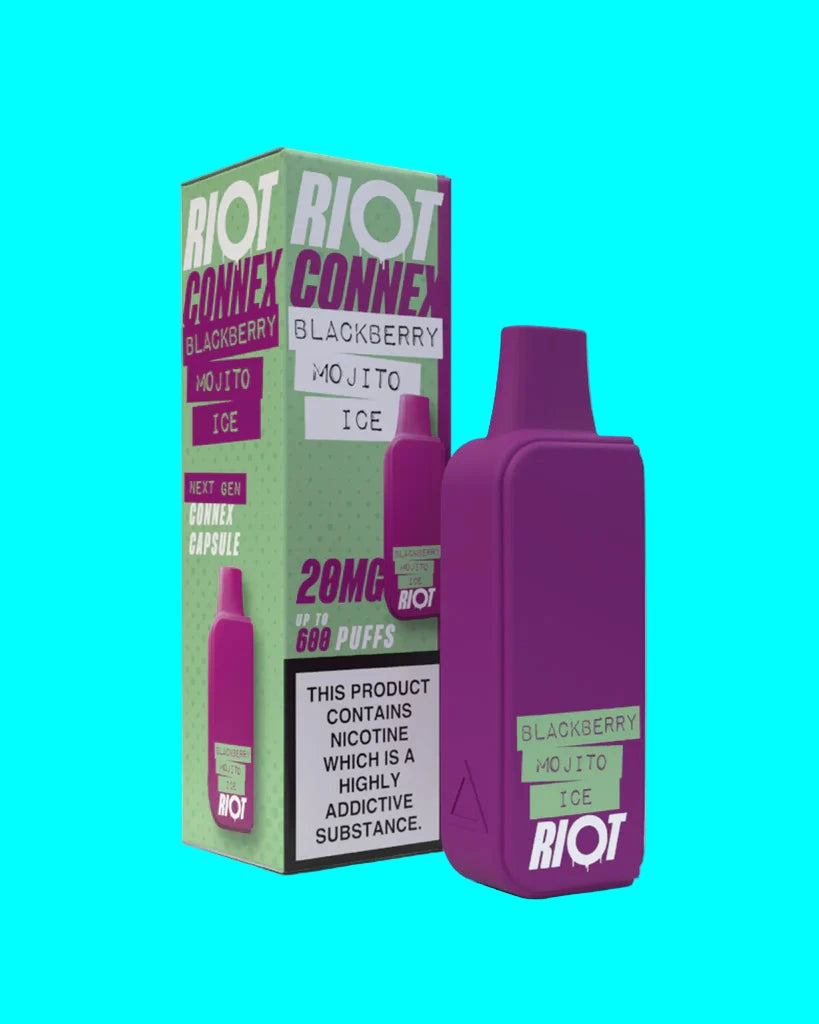 RIOT CONNEX REFILL POD BLACKBERRY MOJITO ICE