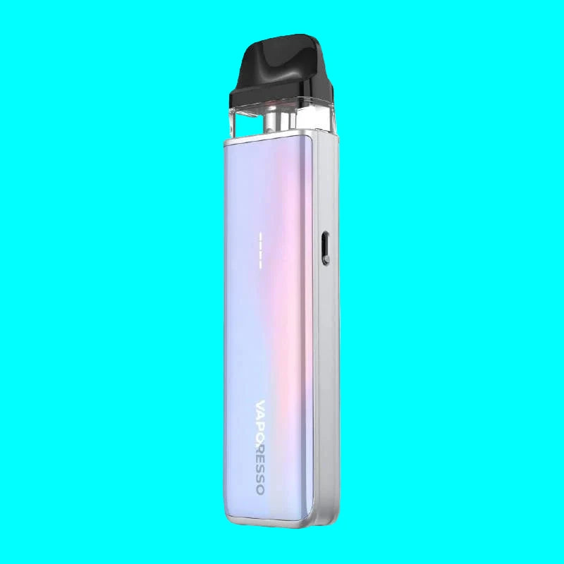 Vape device with gradient color on a white background