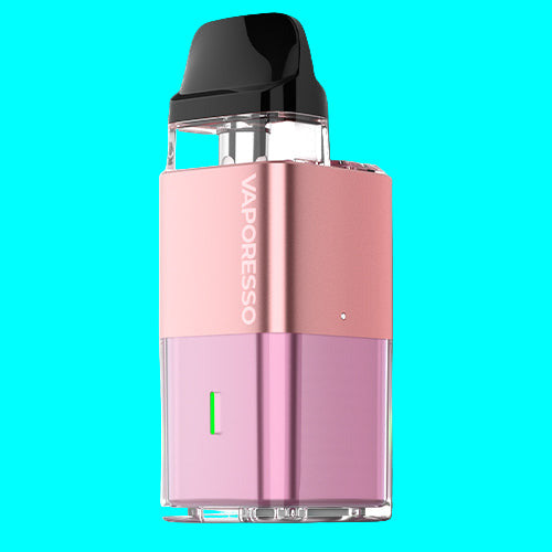 An assortment of Vaporesso XROS Cube pod device Sakura Pink.
