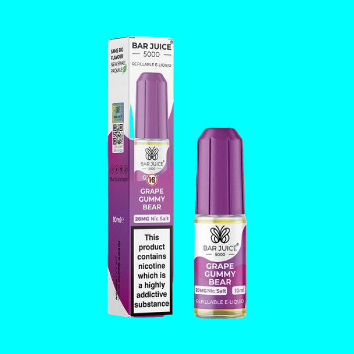 BAR JUICE 5000 GRAPE GUMMY BEAR BOTTL WITH BOX