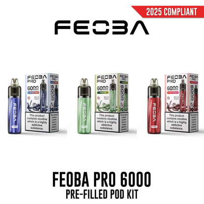 FEOBA 6000 PRO PRE FILLED POD VAPE KIT