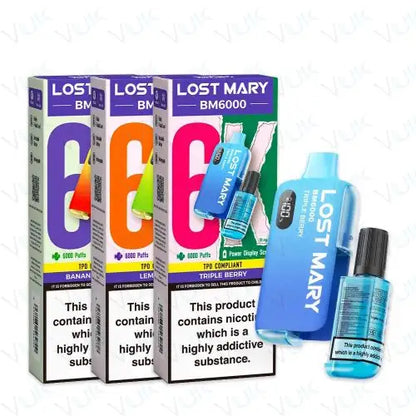 LOST MARY BM6000 PREFILLED POD KIT V2