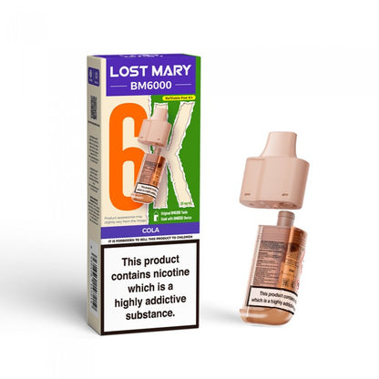 LOST MARY BM 6K 20MG REFILL POD